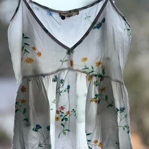 Floral Sheer Top
